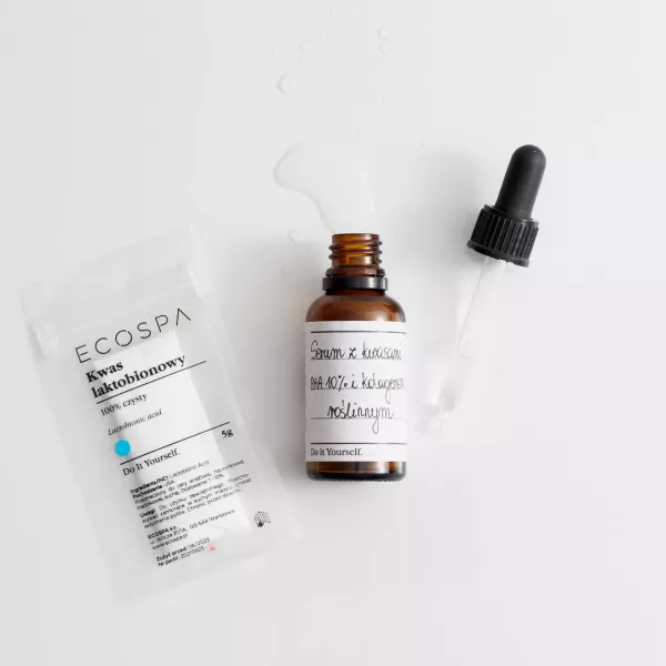 Serum z kwasami PHA 10% i kolagenem roślinnym do cery dojrzałej