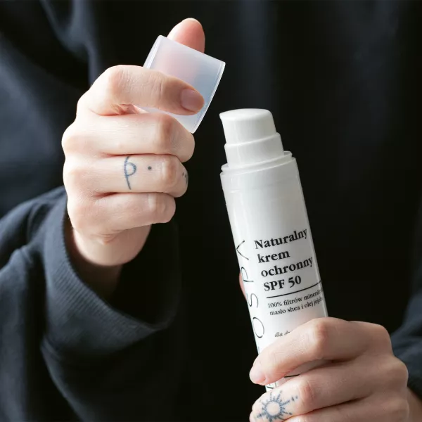 Naturalny krem z filtrem SPF 50, 100 ml