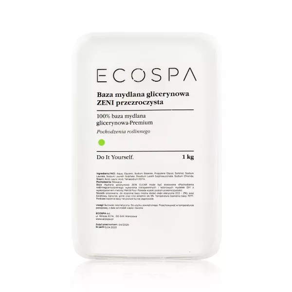 Baza mydlana glicerynowa przezroczysta Premium