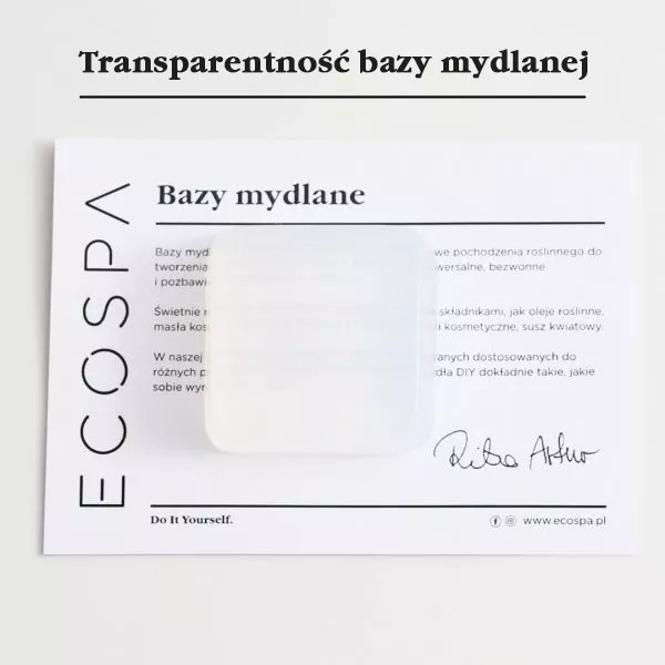 Baza mydlana glicerynowa KRYSTALICZNA
