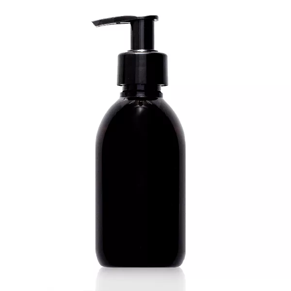 Butelka PET 200 ml brązowa z pompką
