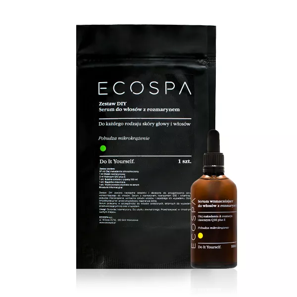 Serum wzmacniające do włosów z rozmarynem Zestaw DIY