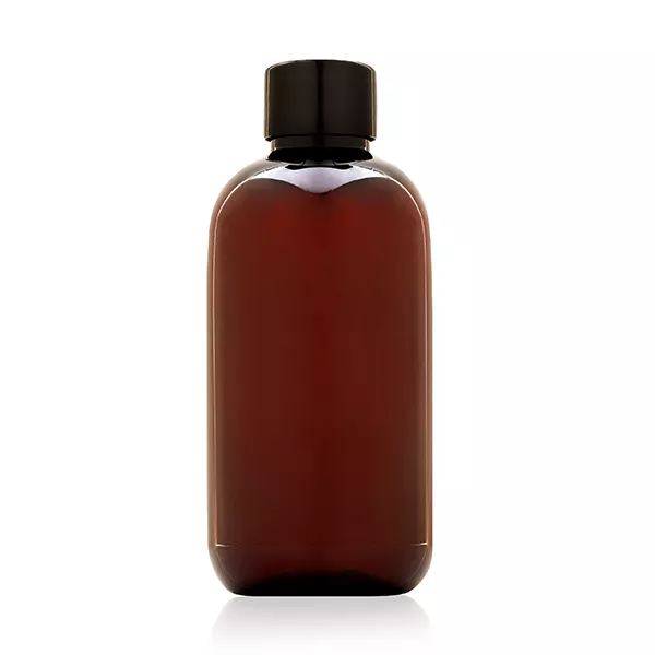 Butelka PET 200 ml brązowa z nakrętką