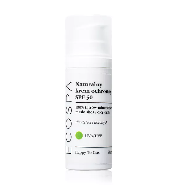 Naturalny krem z filtrem SPF 50, 50 ml