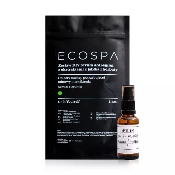 Zestaw DIY Serum anti-aging z ekstraktami z jabłka i herbaty