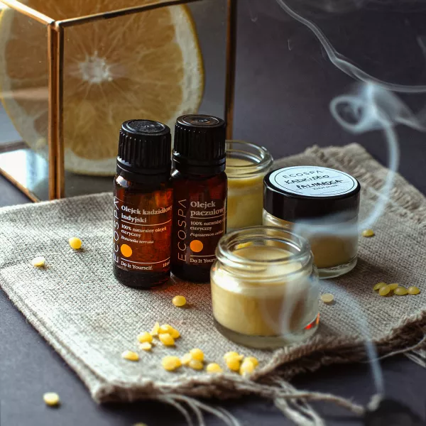 Perfumy DIY w kremie Kadzidło i palmarosa