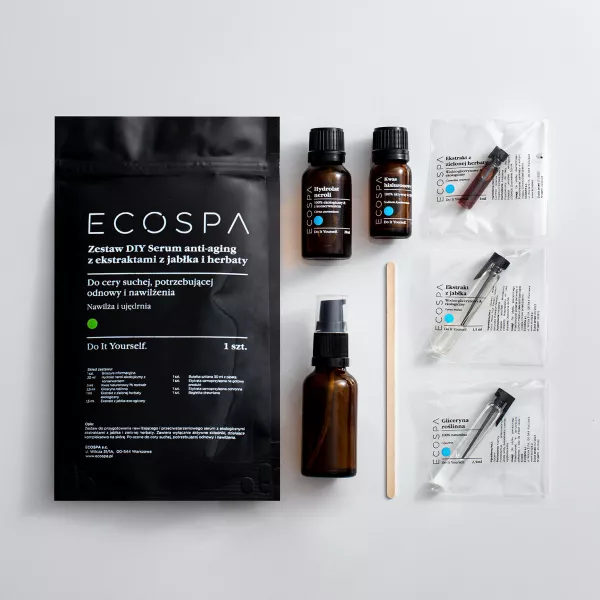 Zestaw DIY Serum anti-aging z ekstraktami z jabłka i herbaty