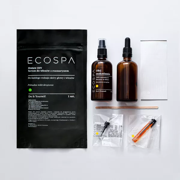 Serum wzmacniające do włosów z rozmarynem Zestaw DIY