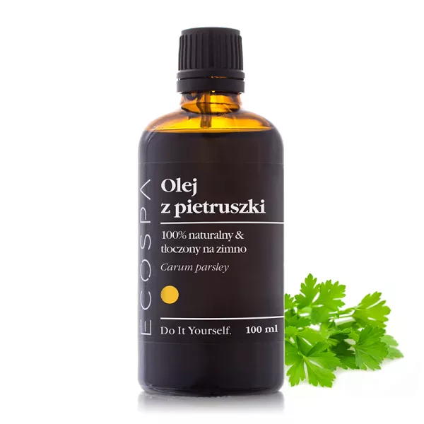 Olej z pietruszki zimnotłoczony