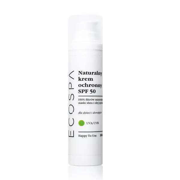 Naturalny krem z filtrem SPF 50, 100 ml