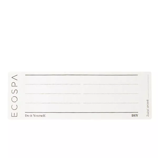 Etykieta na kosmetyki DIY - 40 x 120 mm