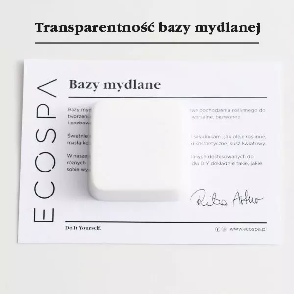 Baza mydlana glicerynowa ULTRA BIAŁA