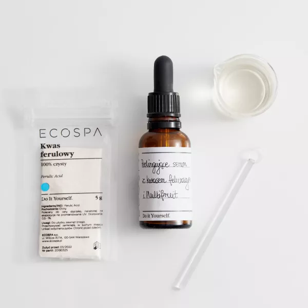 Peelingujące serum z kwasem ferulowym 1% i Multifruit complex 10%