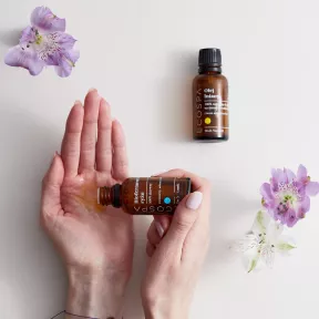 Nawilżające serum z olejem lnianym i biofermentem z bambusa