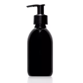 Butelka PET 200 ml brązowa z pompką