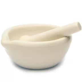 Porcelanowy moździerz z tłuczkiem