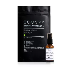 Zestaw DIY Nawilżający żel hialuronowy z prowitaminą B5 - 2 x 30 ml