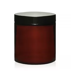 Słoik PET 250 ml brązowy
