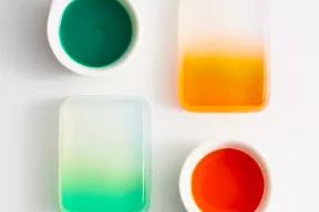 Cytrusowe mydło glicerynowe DIY Ombre